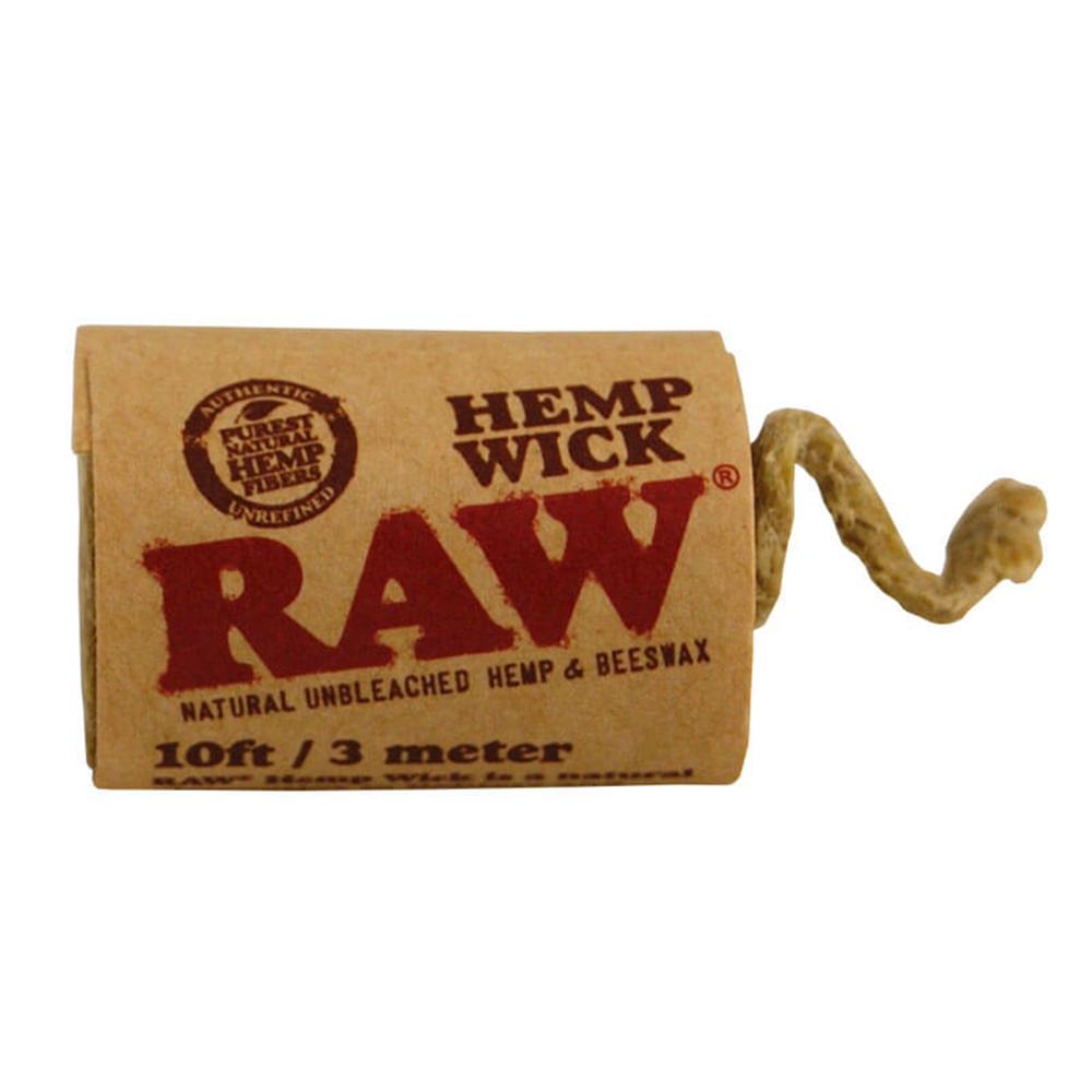 RAW Hemp Wick Roll (Available in 3m or 6m length) Natural