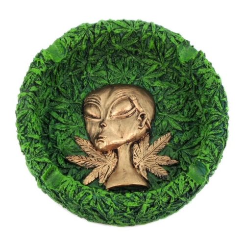Ashtray Stone Medium 13 Cm Nr 36 Leaves Alien
