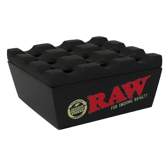 Raw Regal Windproof Metal Ashtray Black - Afbeelding 2