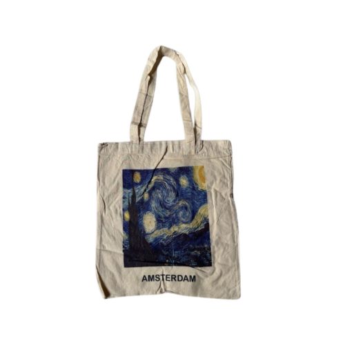 C Bag 25 Tas Katoen van Gogh - Sterrennacht
