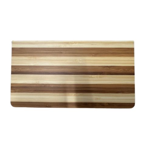 Raw Bamboo Backflip Tray Striped - Image 2