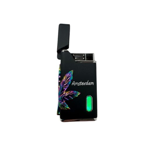 Alternative view of Aanstekers Torch Zwart Cannabisblad Oil
