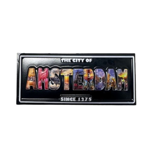 Magnet 3D NM 21 City of Amsterdam Black