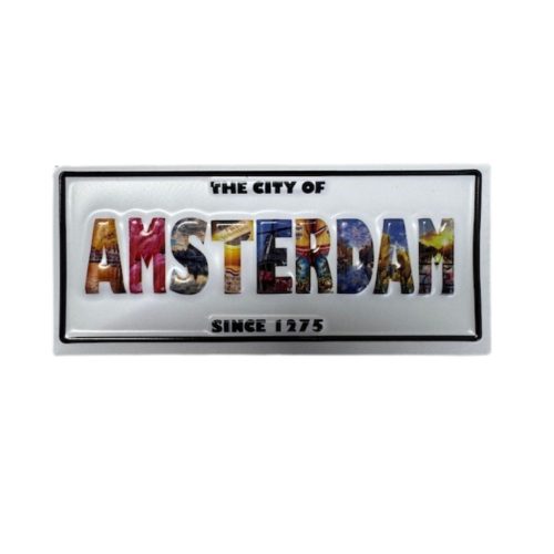 Magnet 3D NM 23 City of Amsterdam White