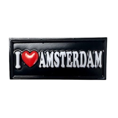 Magnet 3D NM 24 I Love Amsterdam Black
