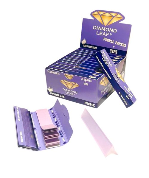 Diamond Leaf Purple Ks Slim 2 in 1