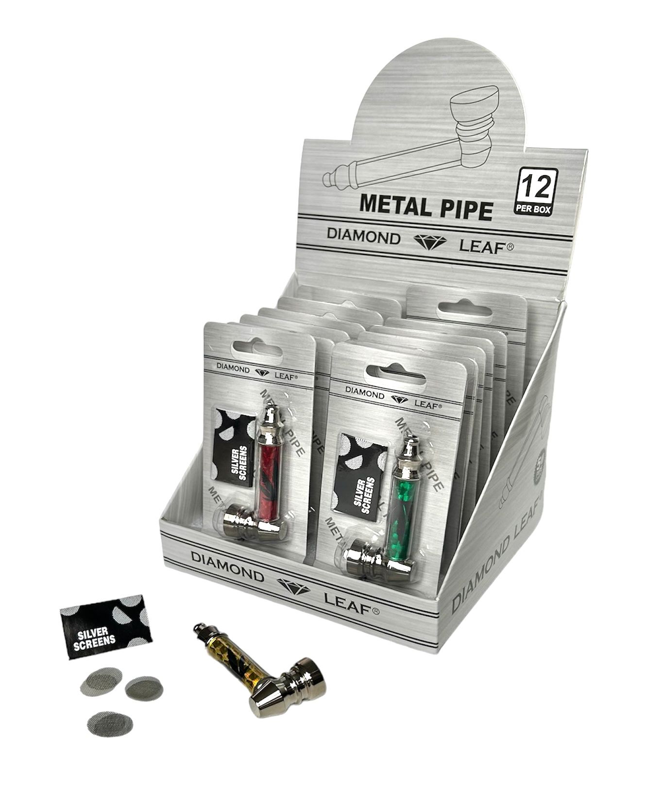 Pipeset Diamond Leaf (metal pipe en screens)